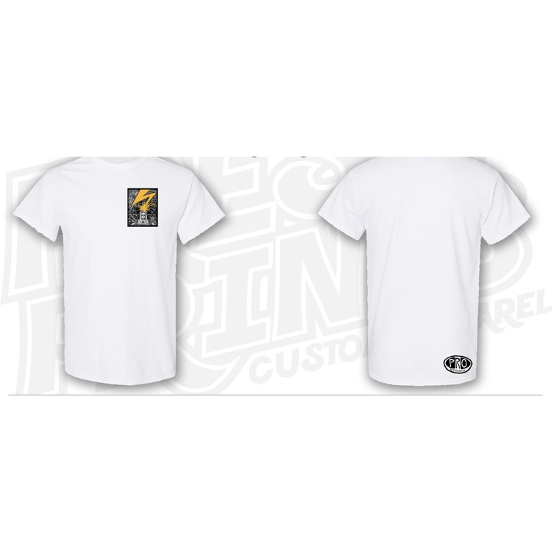 Pro Skates Bad Brains Chest T-Shirt – White Small