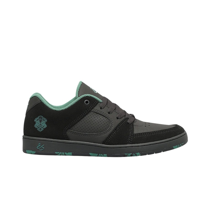S Shoes Accel Slim – Black/Green 9 Black
