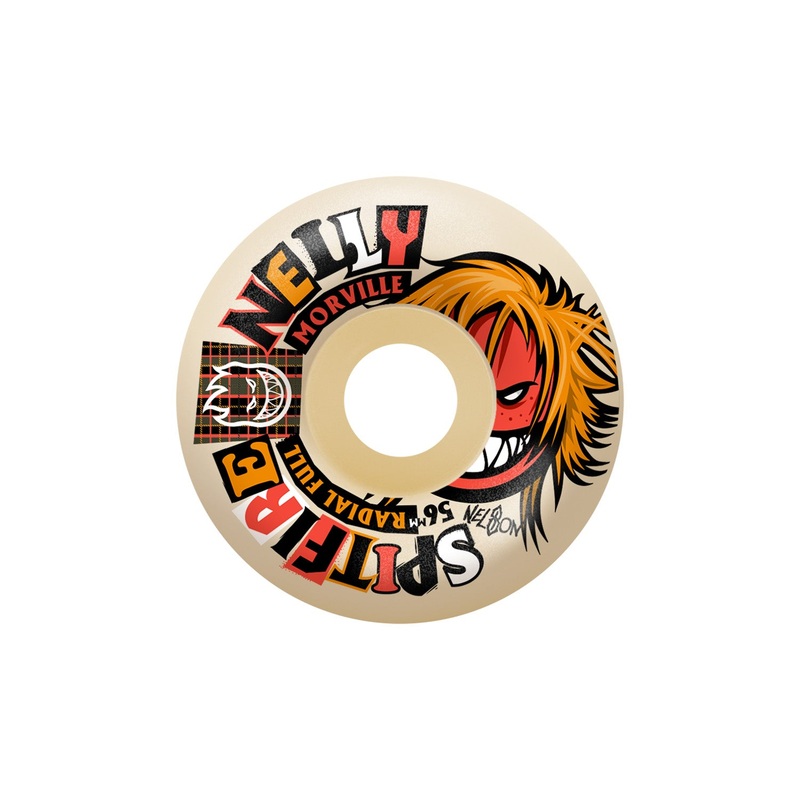 Spitfire Formula Four Nelly Morville Rough Cut Radial Full Wheel 99DU 56mm Natural