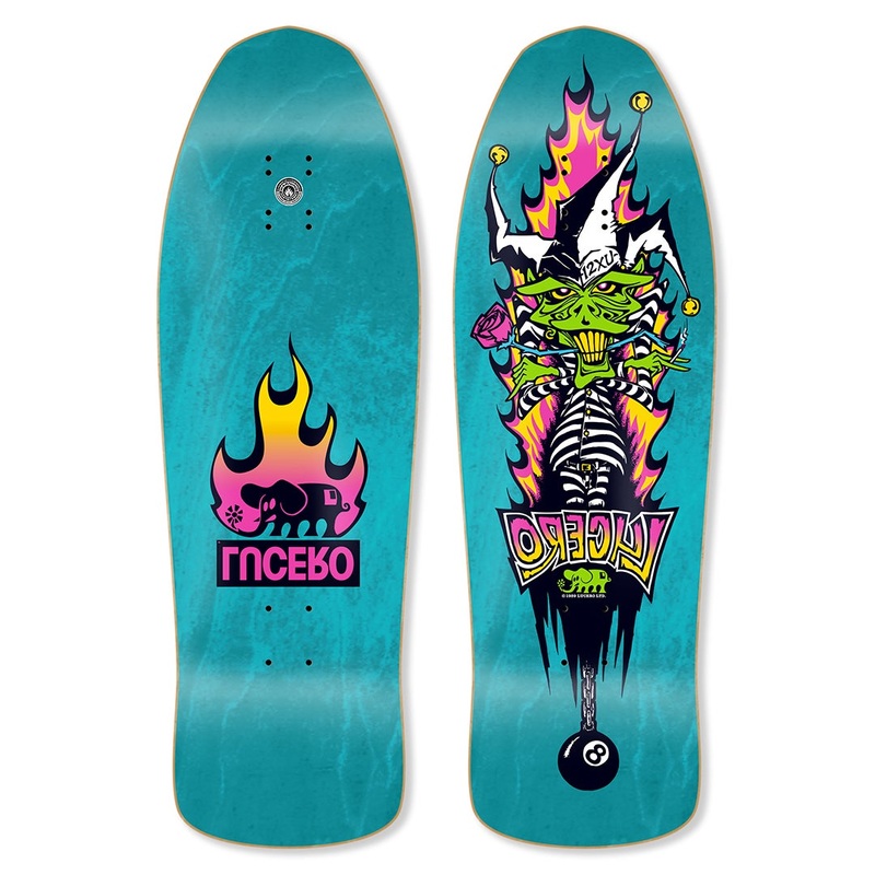 BLACK LABEL DECK – LUCERO 12XU AQUA (10″ X 31.25″) 10″