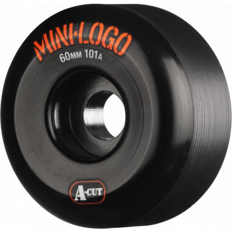 Mini Logo Wheels A-Cut 60mm 101a – Black (Set of 4)