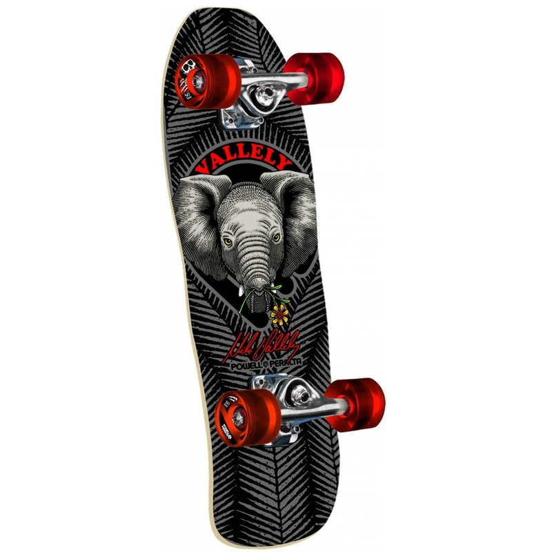 POWELL PERALTA MINI VALLELY ELEPHANT CRUISER COMPLETE BLACK GREY