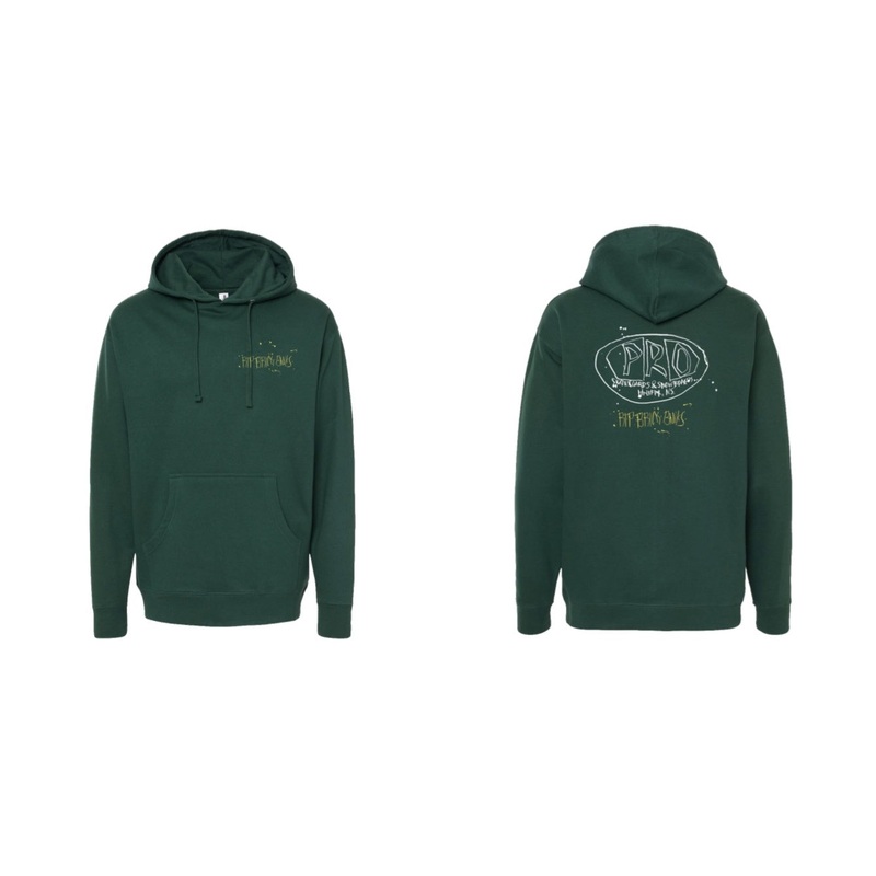 Pro Skates Josh G. RIP Brick Banks Hooded Sweater – Forest Green Small