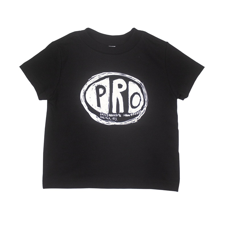 Pro Skates Toddler Scribble T-Shirt – Black 2T