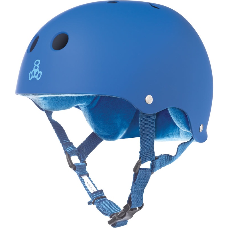 Triple 8 Sweatsaver Helmet – Royal Blue Rubber XS Blue