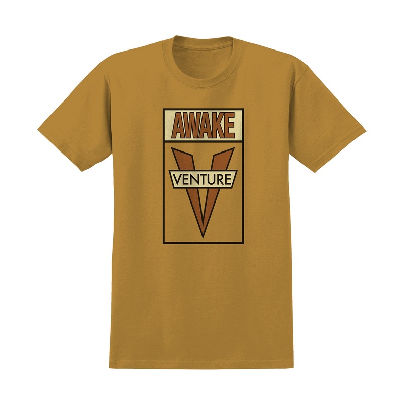 Venture Awake T-Shirt S Tan/Brown/Black