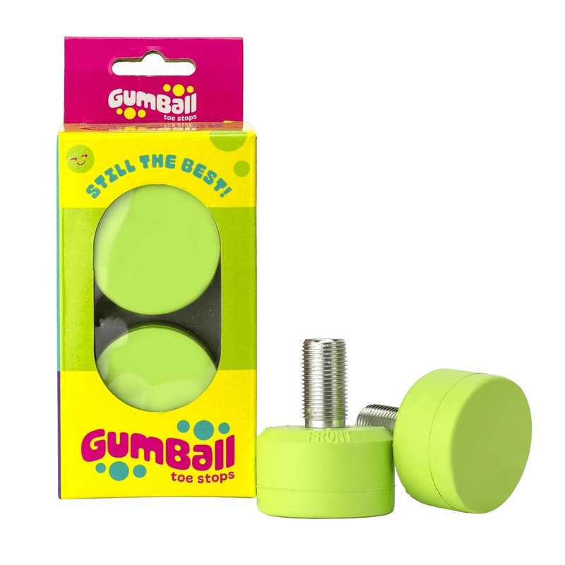 Antik Skates Gumball Toe Stops Long – Lime 75A (Pair)