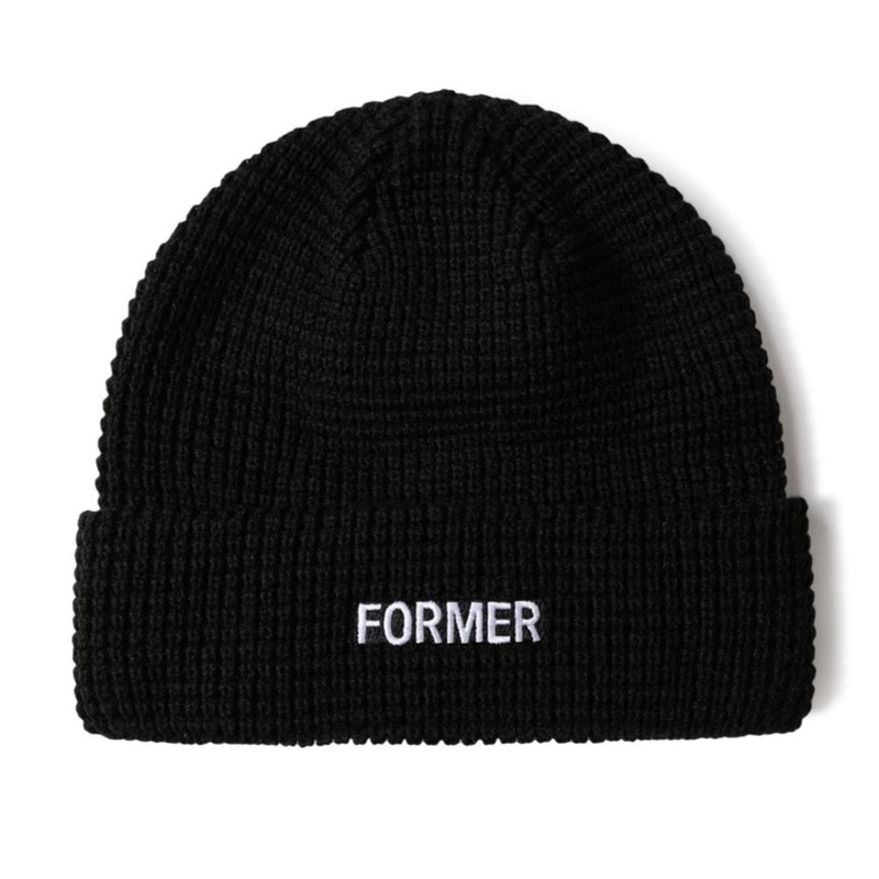 FORMER LEGACY WAFFLE BEANIE BLACK