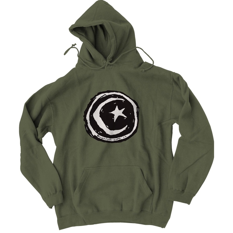 FOUNDATION SWEATER STAR & MOON ARMY SMALL