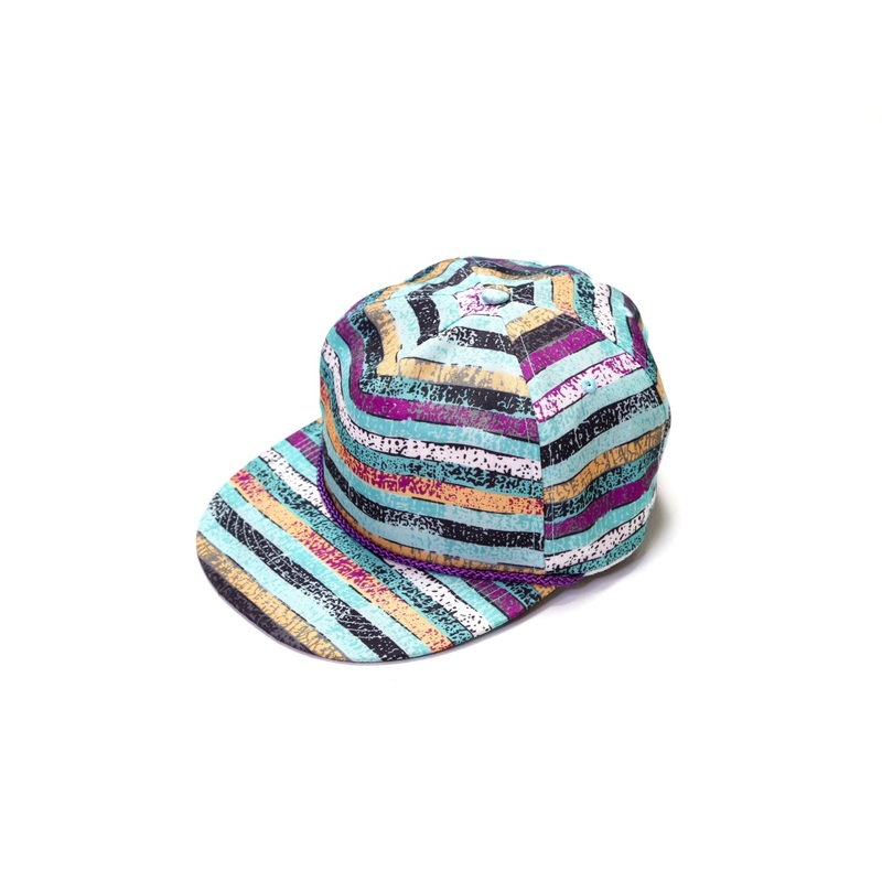 Fresh Prince Snapback – Teal/Stripe