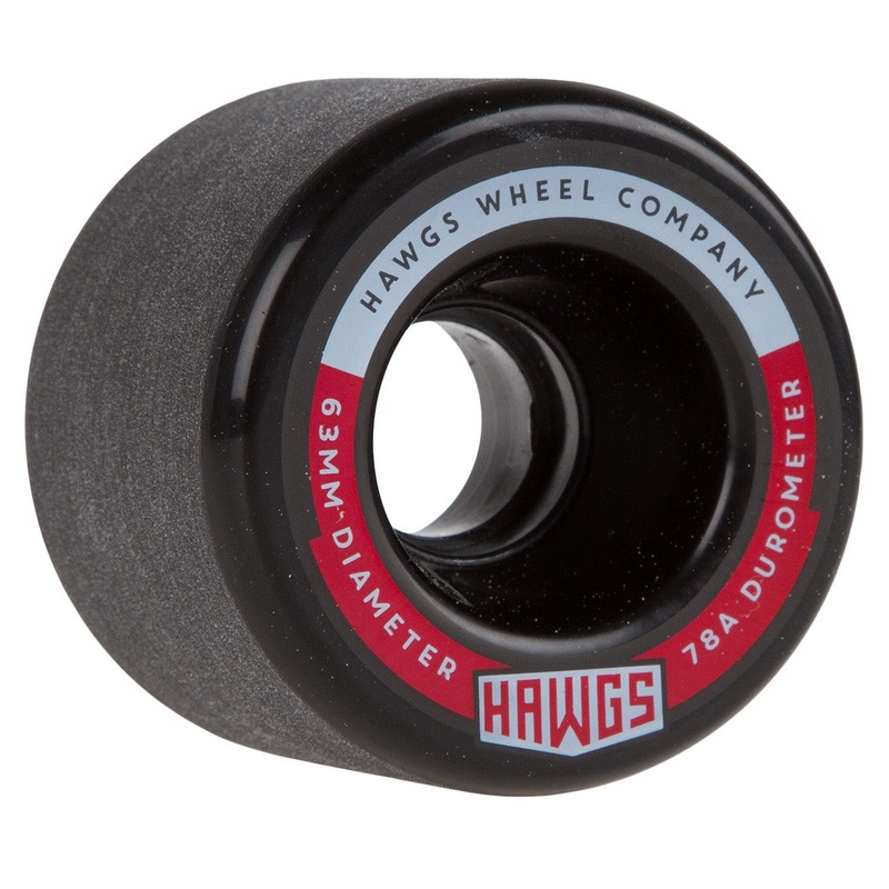 Hawgs Fatty Wheels 63mm 78a – Black (Set of 4)