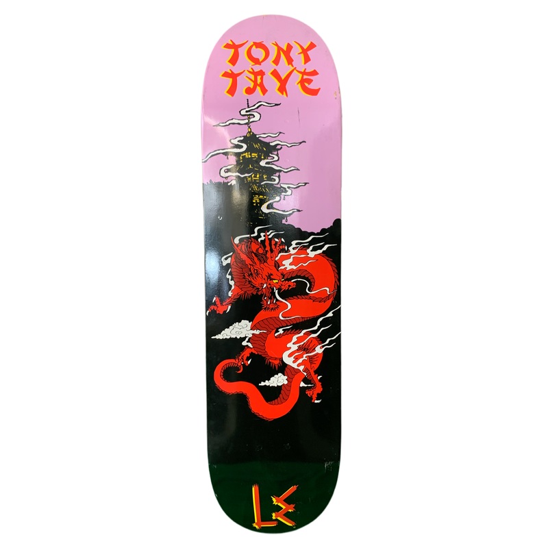 Life Extension Tony Tave Dragon Pink/Black 7.8″ Classic Skateboard Deck