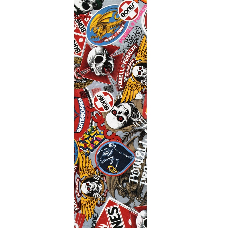 Powell Peralta Collage 2 Griptape 10.5″x33″ – White