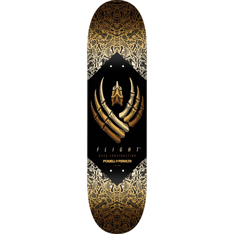 POWELL-PERALTA DECK BONES FLIGHT YELLOW (8.75″) 8.75″