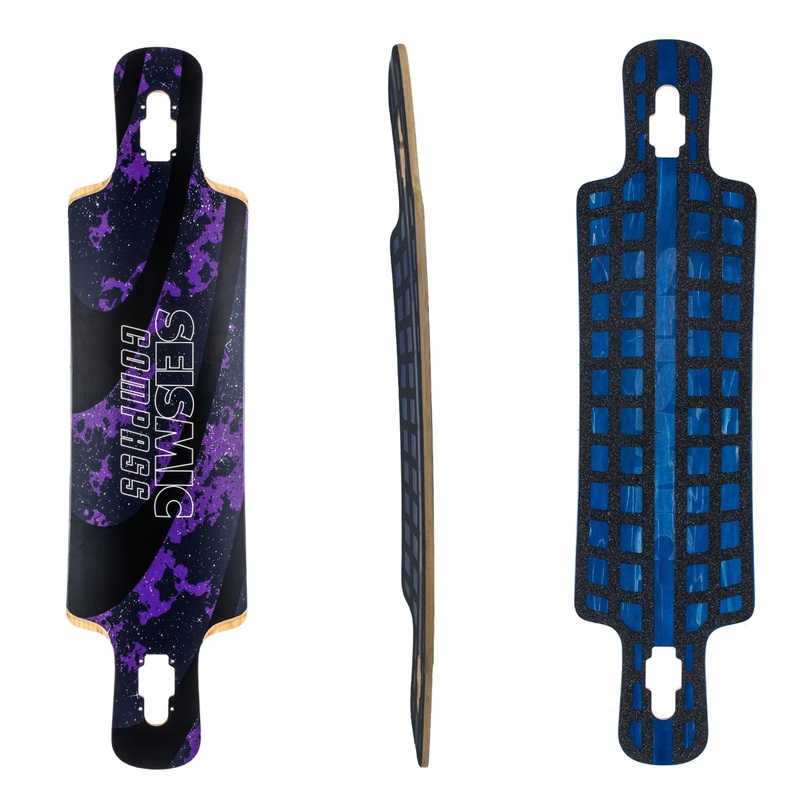 Seismic: Compass Longboard Skateboard Deck