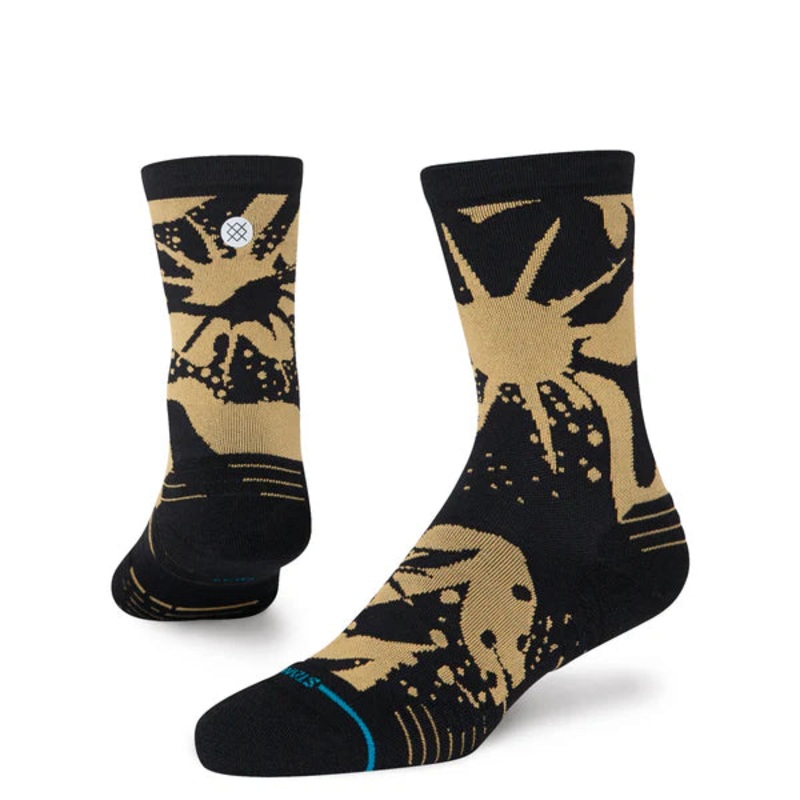 Stance Sun Dust Black Brown Crew Socks M