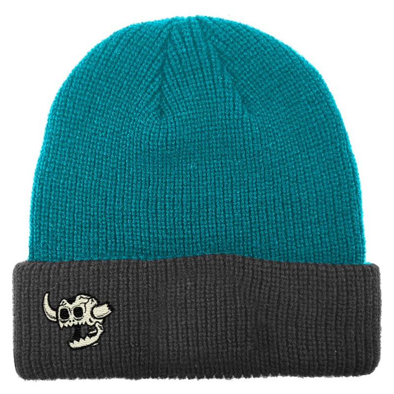 TOY MACHINE BEANIE MONSTER CUFF TEAL