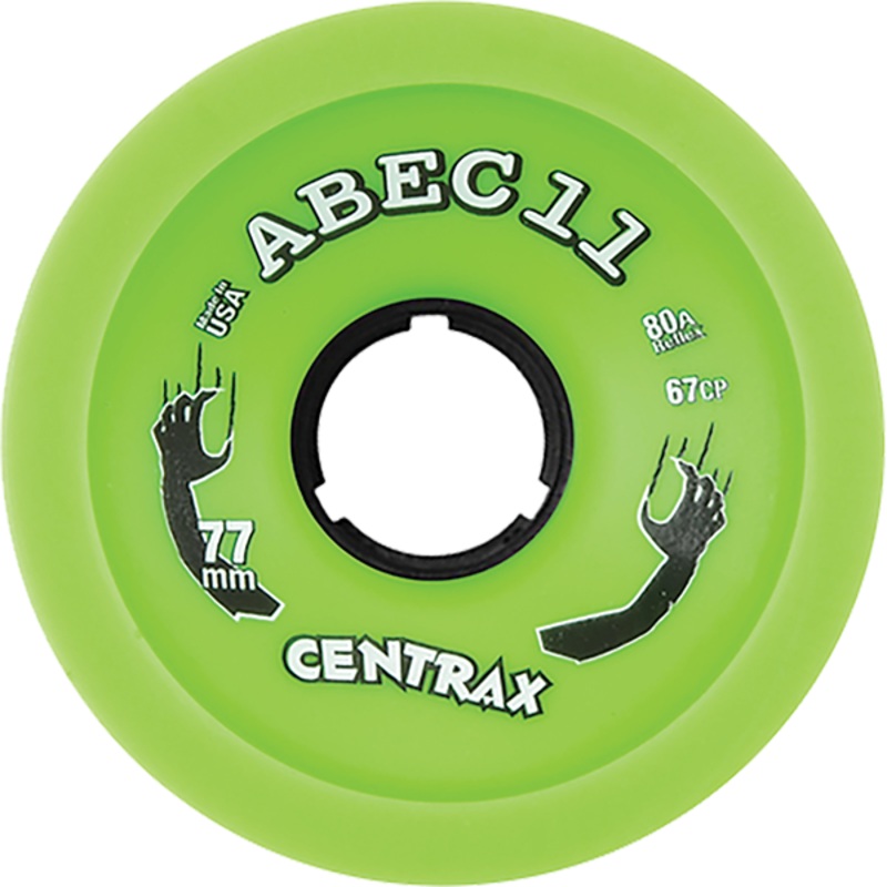 ABEC11 CENTRAX LIME/BLK 77mm 80A