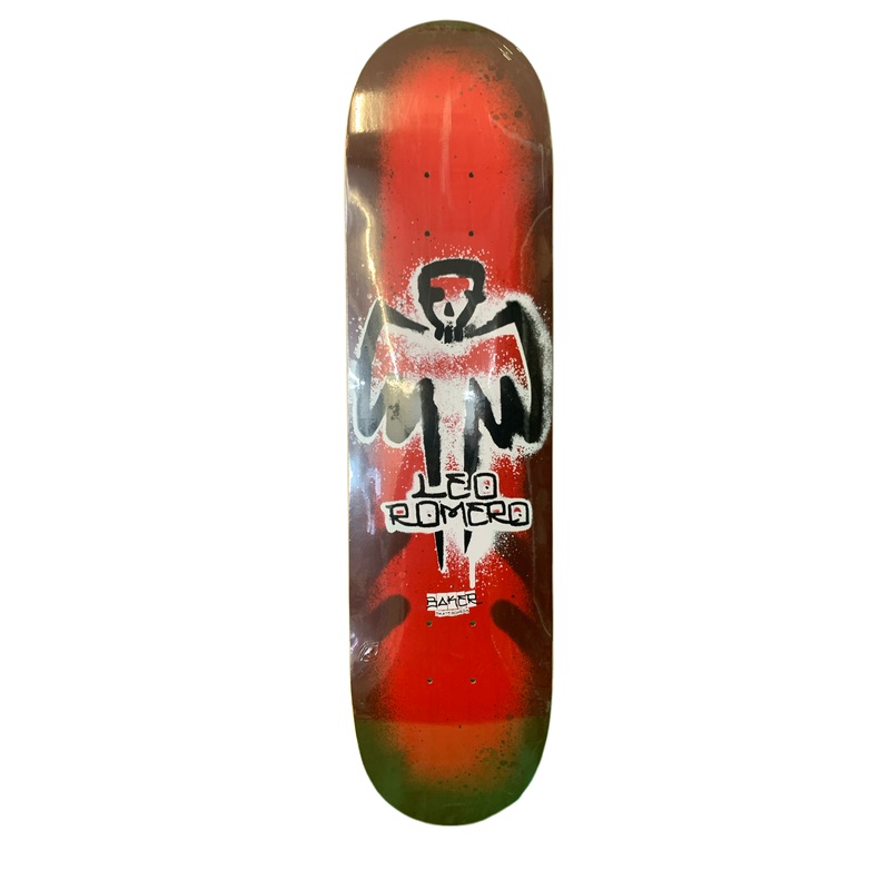 Baker Leo Romero Vato Angel Black/Red 7.9″ Classic Skateboard Deck