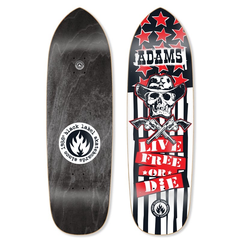 BLACK LABEL DECK – ADAMS LIVE FREE REISSUE (9.5″) 9.5″