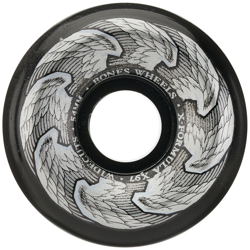 BONES WHEELS X FORMULA DEATH ANGELS V6 WIDECUT 97A BLACK (54MM/56MM) 54MM