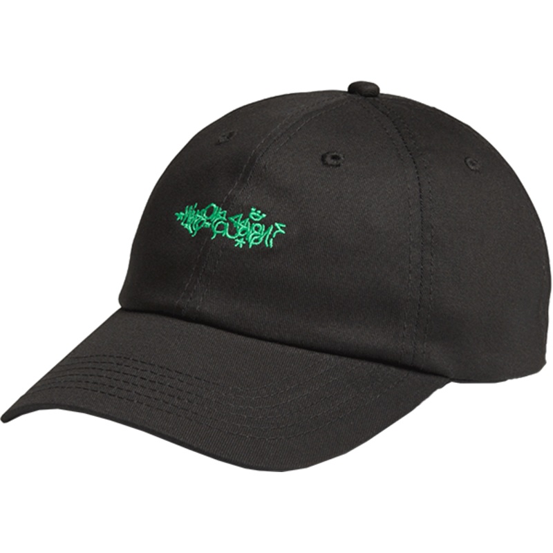 CALL ME 917 GREEN FLOW HAT ADJ-BLACK