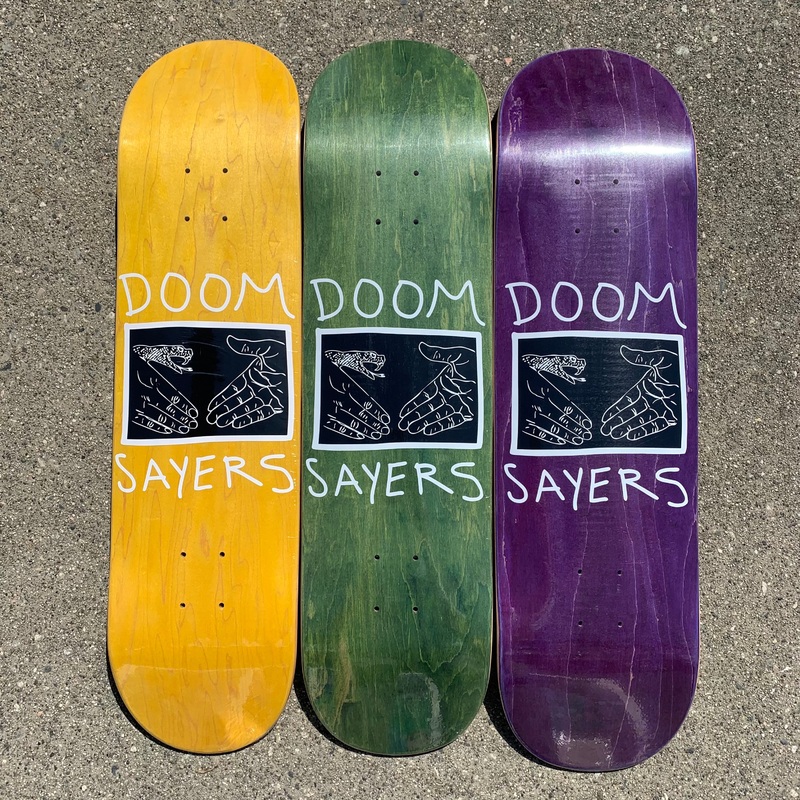 DOOMSAYERS DECK – SNAKE SHAKE ASSORTED STAINS (8″/8.25″/8.38″/8.5″/9″) 8″