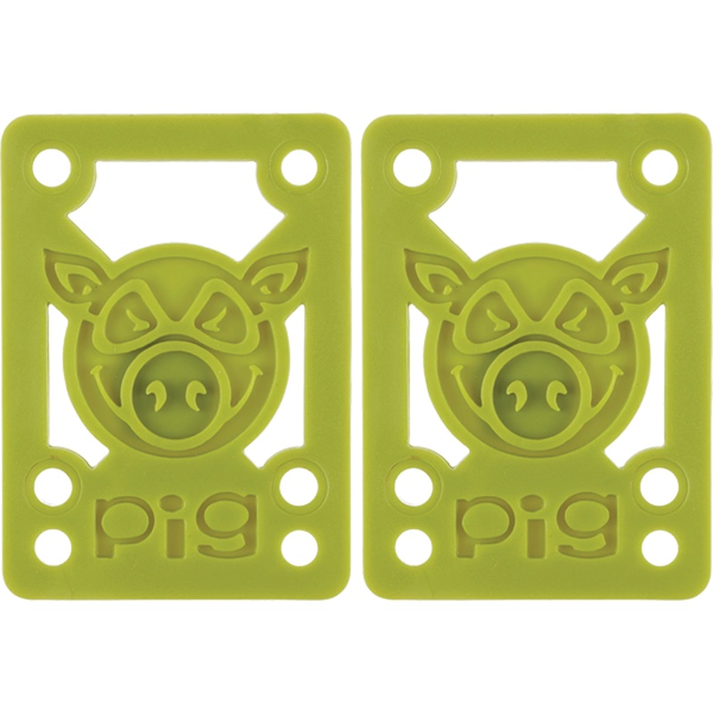 PIG PILES 1/8 HARD RISERS single set OLIVE