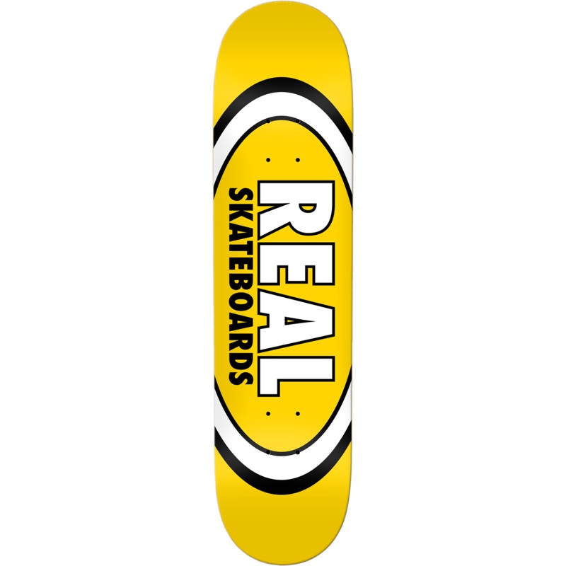 Real Classic Oval Skateboard Deck – 8.06 Yellow
