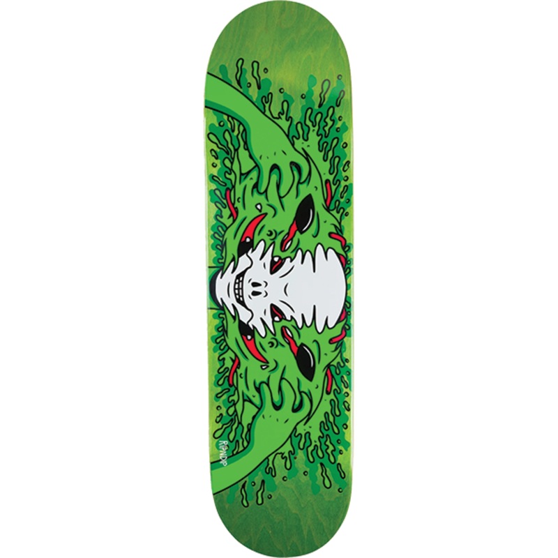 RIP N DIP SKULL FACE ALIEN DECK GREEN 8.5″