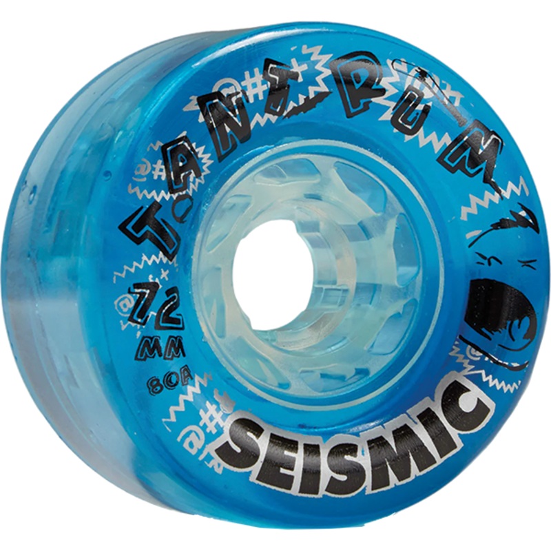 SEISMIC TRUM CRYSTAL CLEAR BLUE 72mm 80A