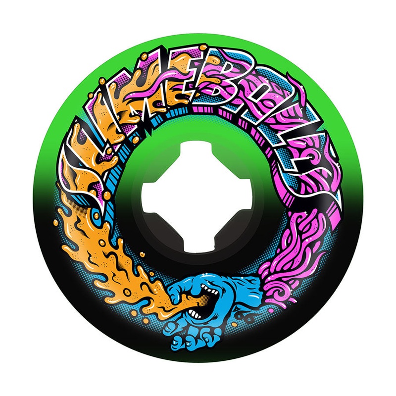 Slime Balls Greetings Speed Balls Wheels 56mm 99a – Green/Black (Set of 4)