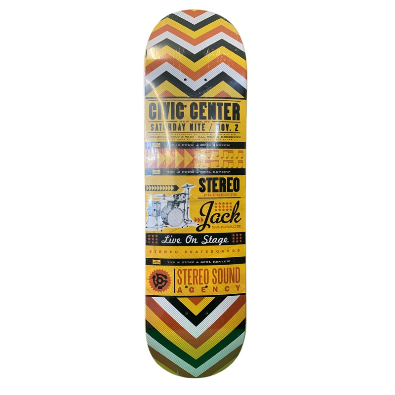 Stereo Jack Sabback Concert & Dance 8.5″ Classic Skateboard Deck
