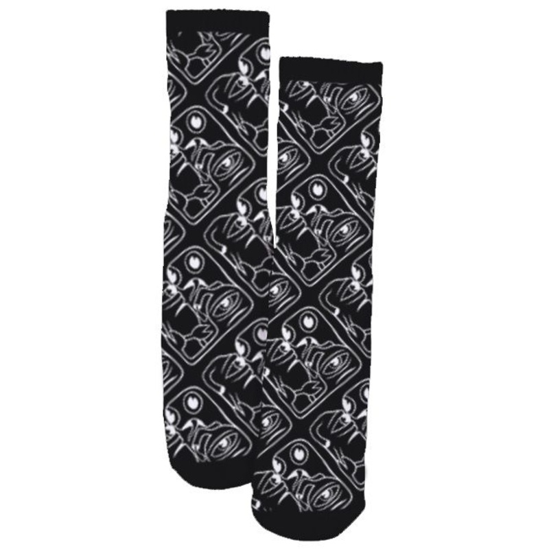 TOY MACHINE SOCKS CUBIST BLACK