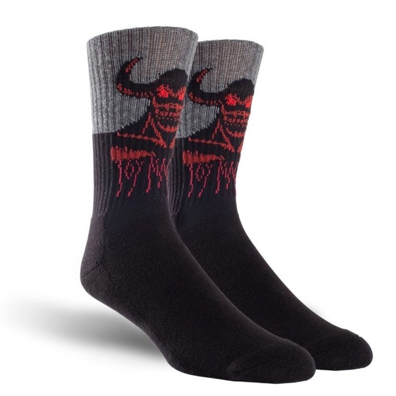 TOY MACHINE SOCKS HELL MONSTER BLACK