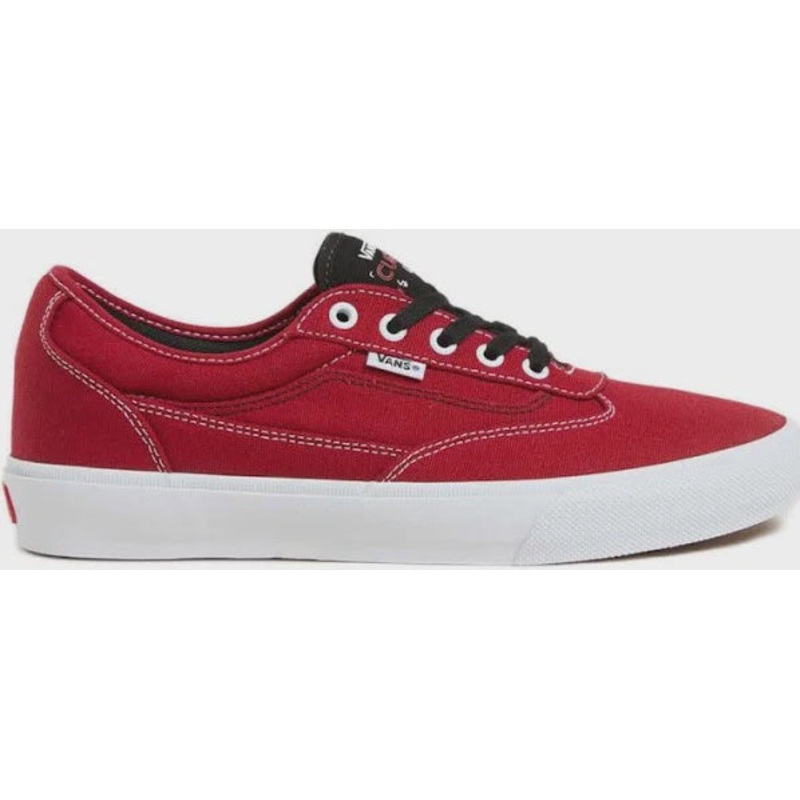 Vans Skate Curren Caples Shoe – Red/White 7.0 US