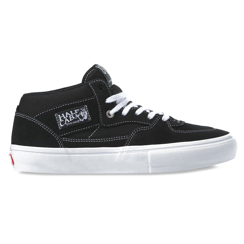 Vans Skate Half Cab (Black/White) 4.5
