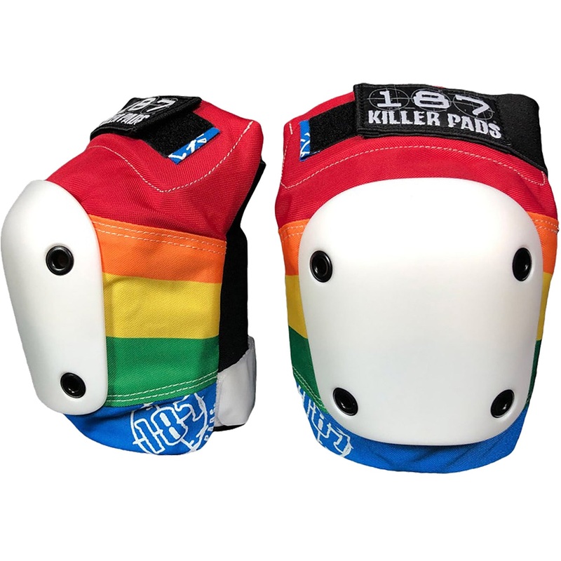 187 Killer Pads Slim Knee Pads – Rainbow Small
