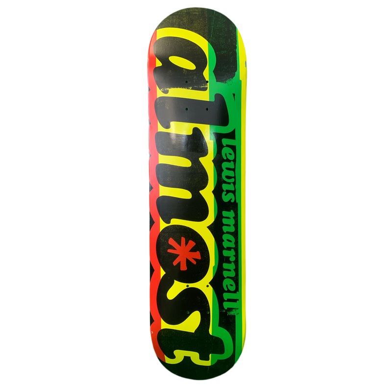 Almost Lewis Marnell Rasta Logo 8″ Classic Skateboard Deck