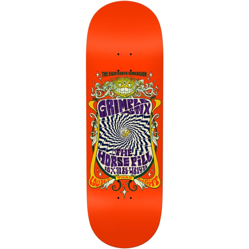 ANTIHERO DECK GRIMPLE STIX TEAM LITHO HORSE PILL (10″) 10″