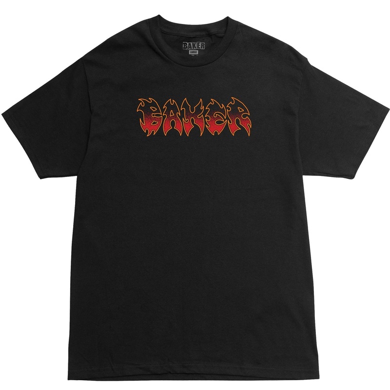 BAKER CARVER TEE BLACK MEDIUM