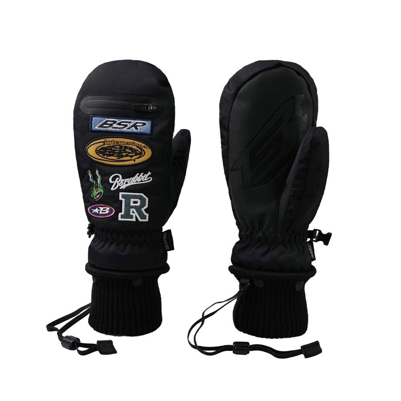 BSRABBIT VARIETY PATCH GLOVE BLACK S