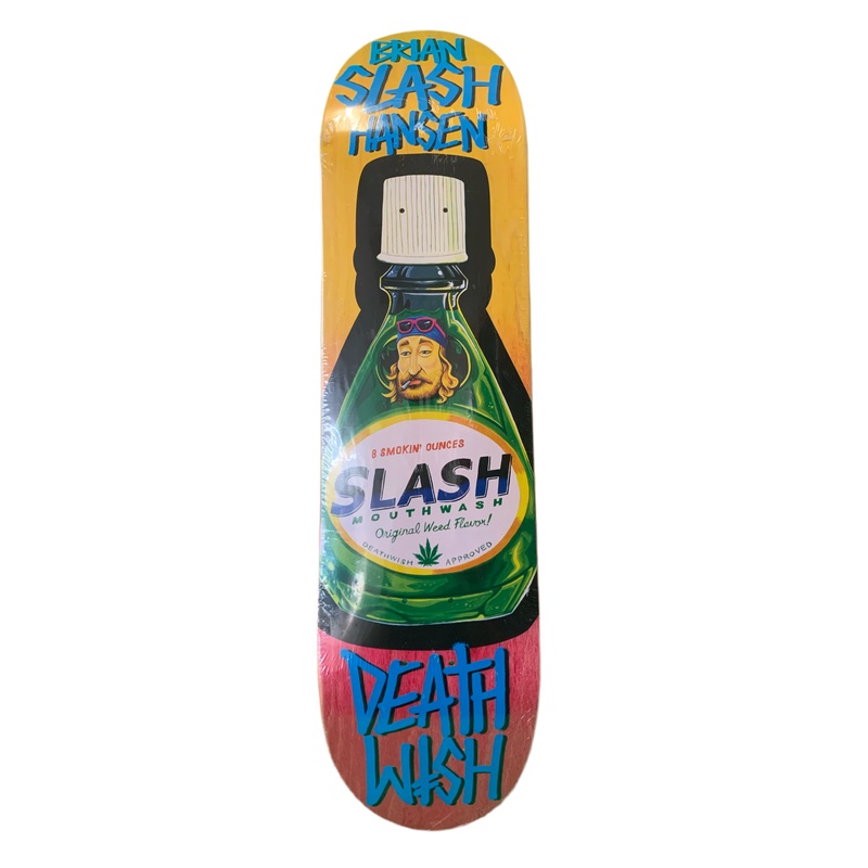 Deathwish Brian Slash Hansen Mouthwash 8″ Classic Skateboard Deck