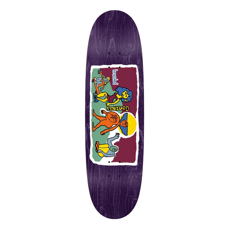 Krooked Mark Gonzales Stroll Deck 9.1″ Random
