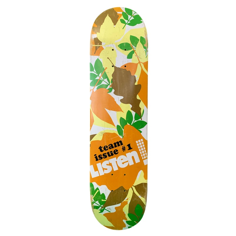 Listen Team Issue #1 Leaves Classic Skateboard Deck