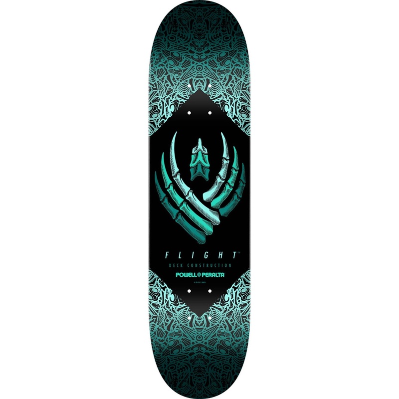 POWELL-PERALTA DECK BONES FLIGHT TEAL (8.25″) 8.25″