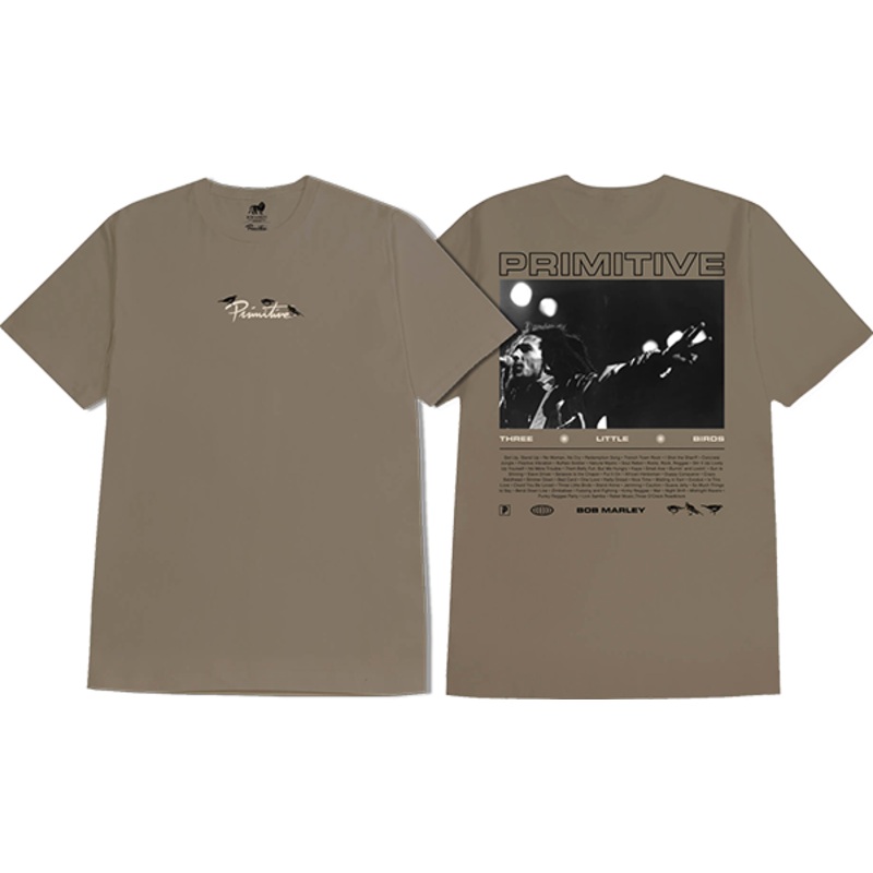 PRIMITIVE RISING SUN SS SAFARI GRN S