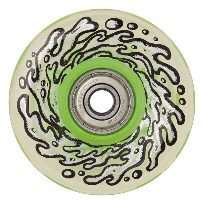 Slime Balls Light Ups OG Slime Wheels 60mm 78a – Green LED (Set of 4)