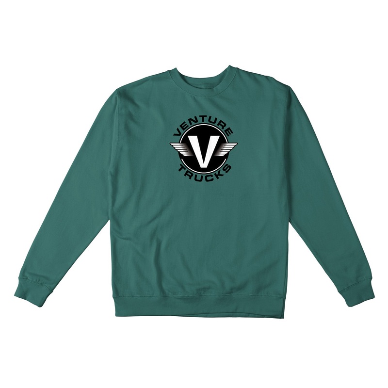 Venture Wings Crewneck Sweatshirt S Pigment Alpine Green