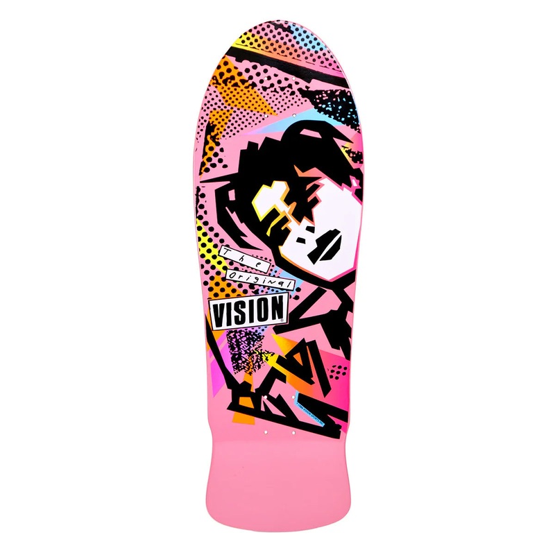 Vision Original MG Skateboard Deck – 10″ Pink